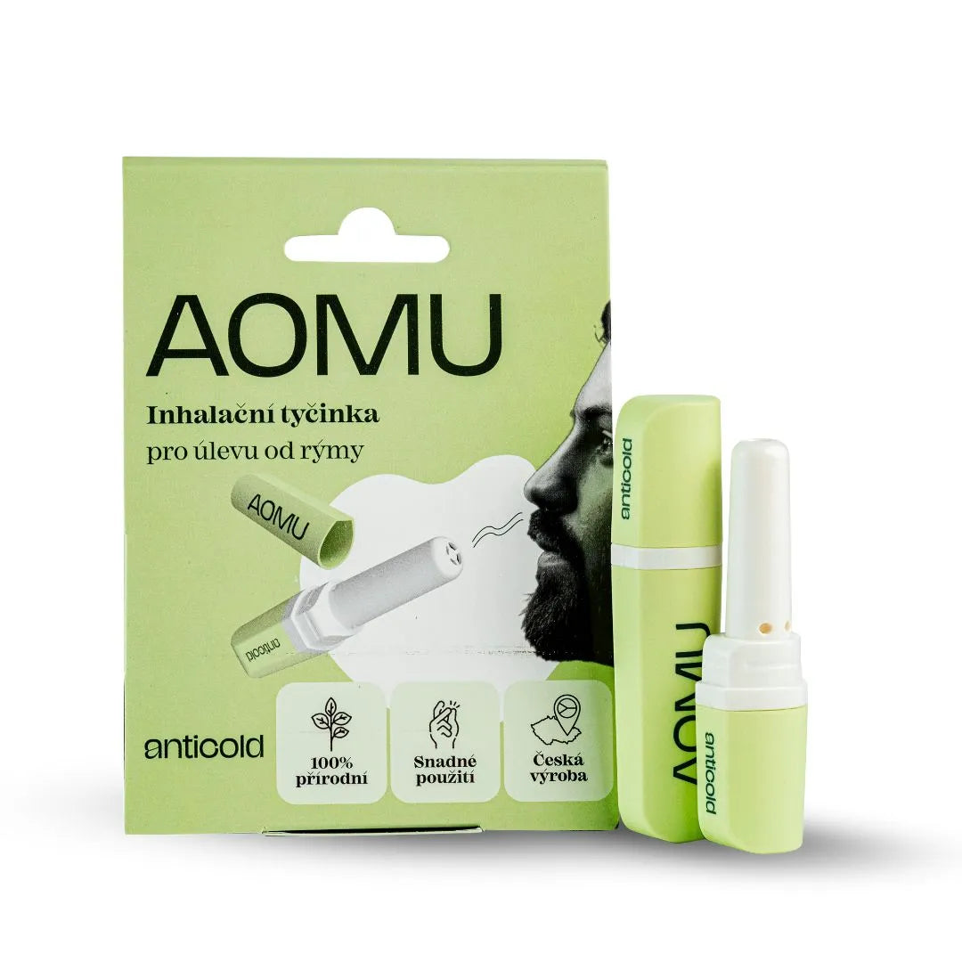 Aomu Anticold – inhalační tyčinka usnadňující dýchání