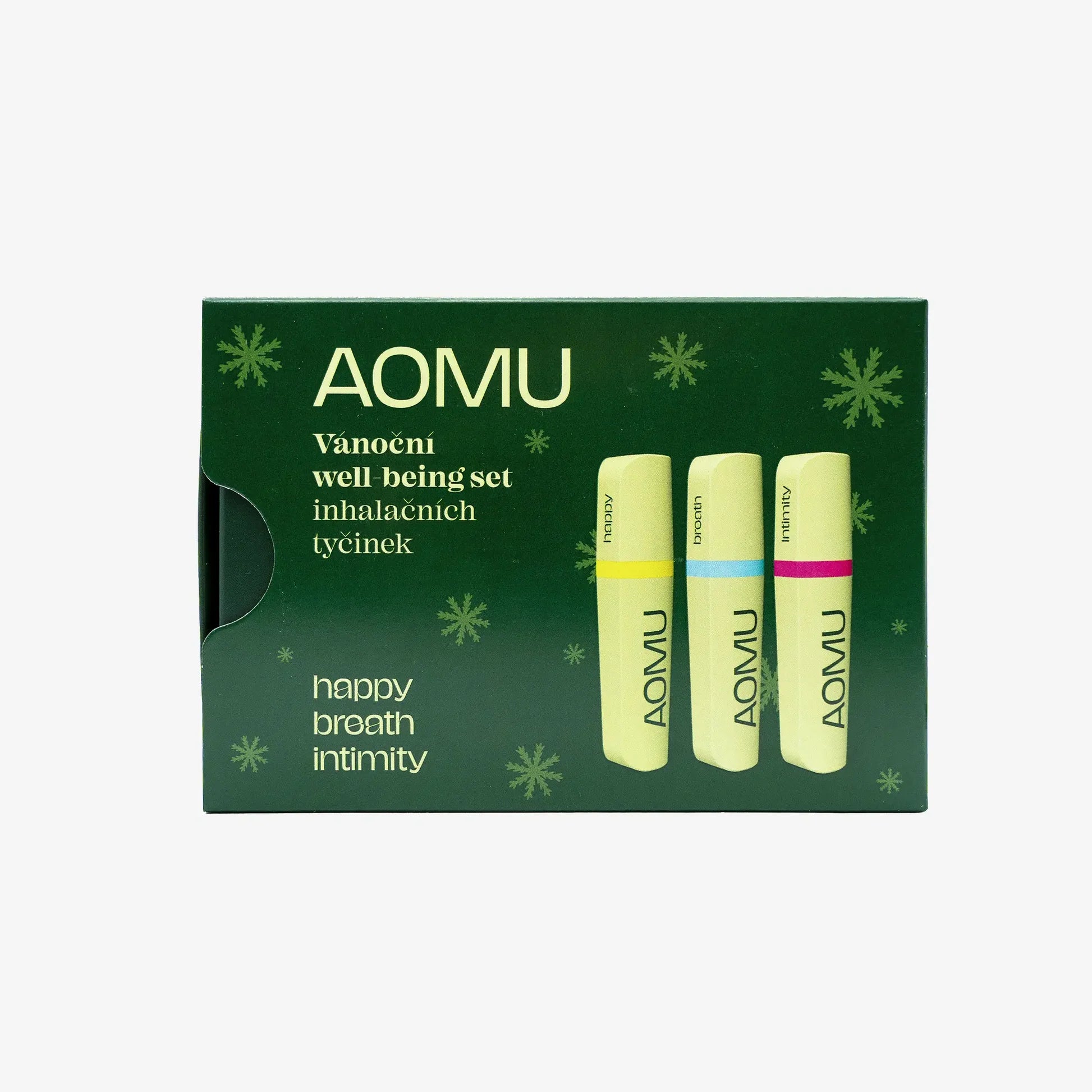 Aomu Dárkový balíček inhalačních tyčinek - Vánoční well-being