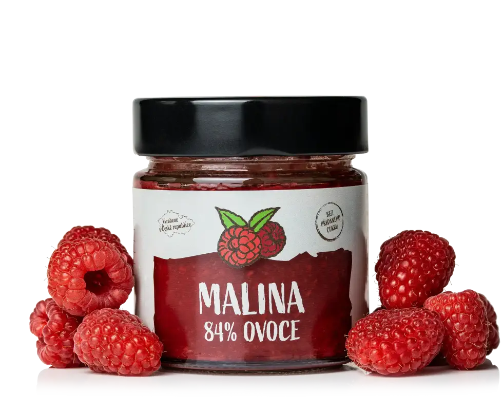 NaturalProtein malinový džem (190g)