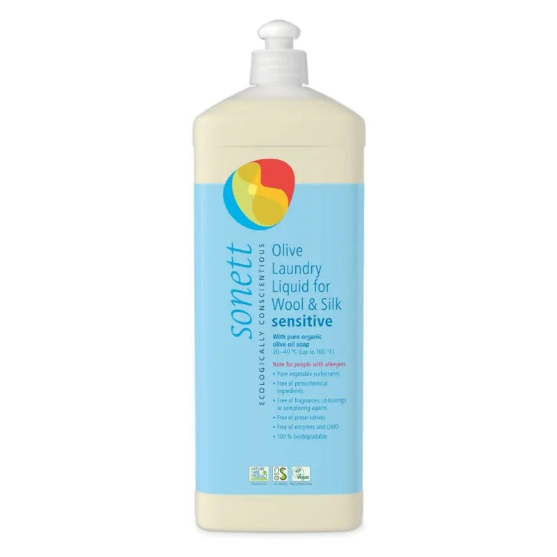 Sonnet Olivový prací gel na vlnu a hedvábí - Sensitive 1 l