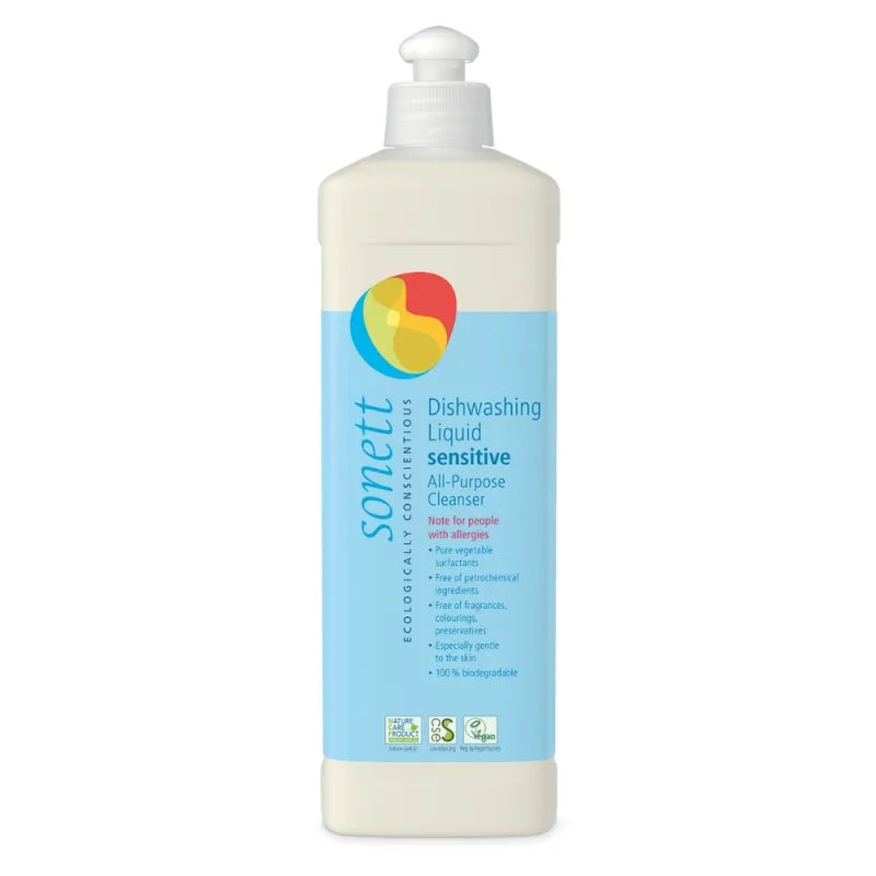 Sonnet Tekutý prostředek na nádobí a univerzální čistič - Sensitive 500 ml