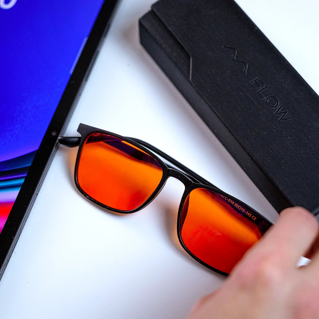 Flow Screen glasses - červená skla