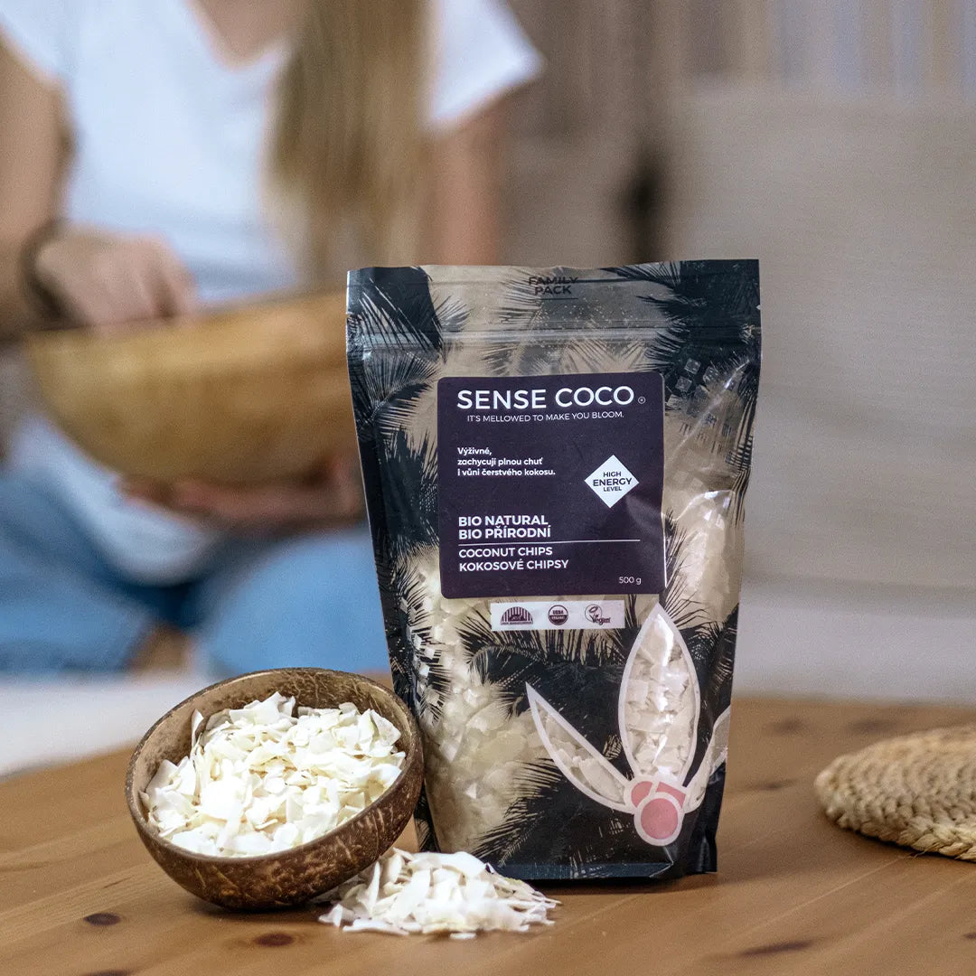 Sense Coco Bio kokosové chipsy přírodní 500 g
