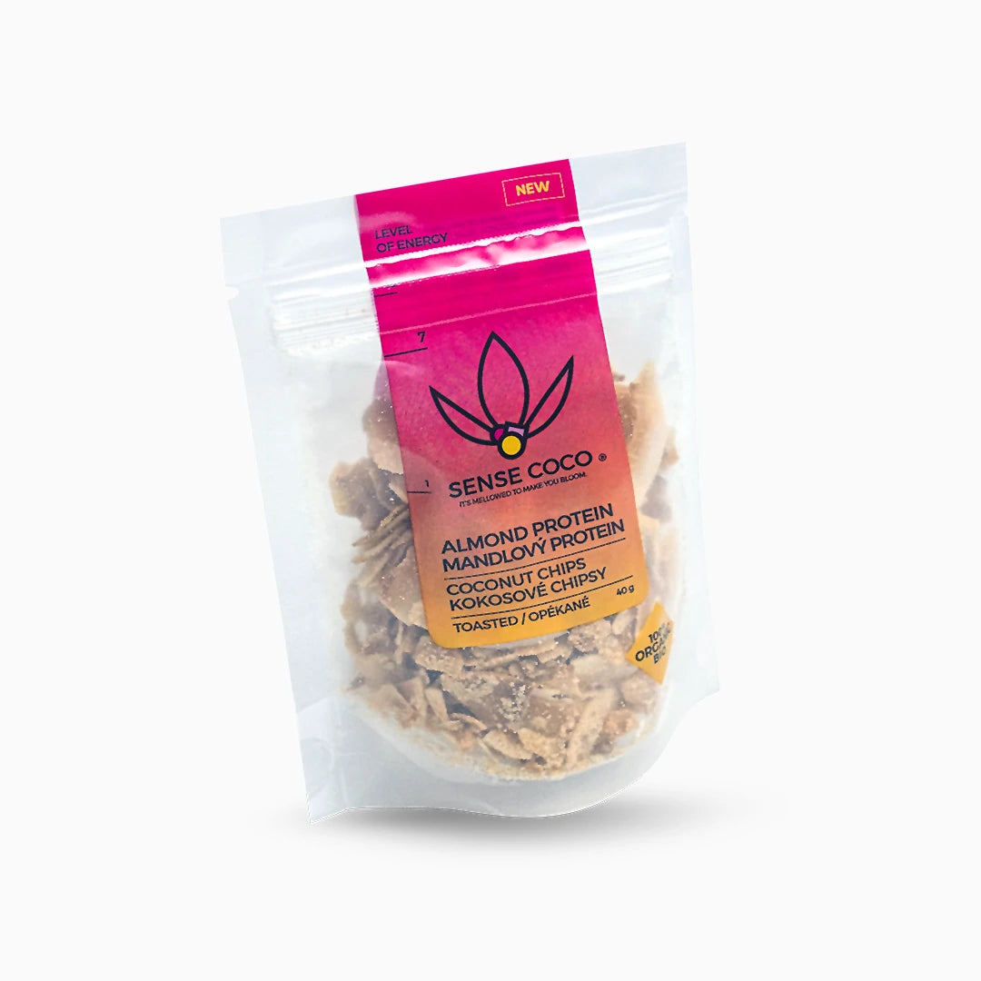 Sense Coco Bio kokosové chipsy proteinové 40 g