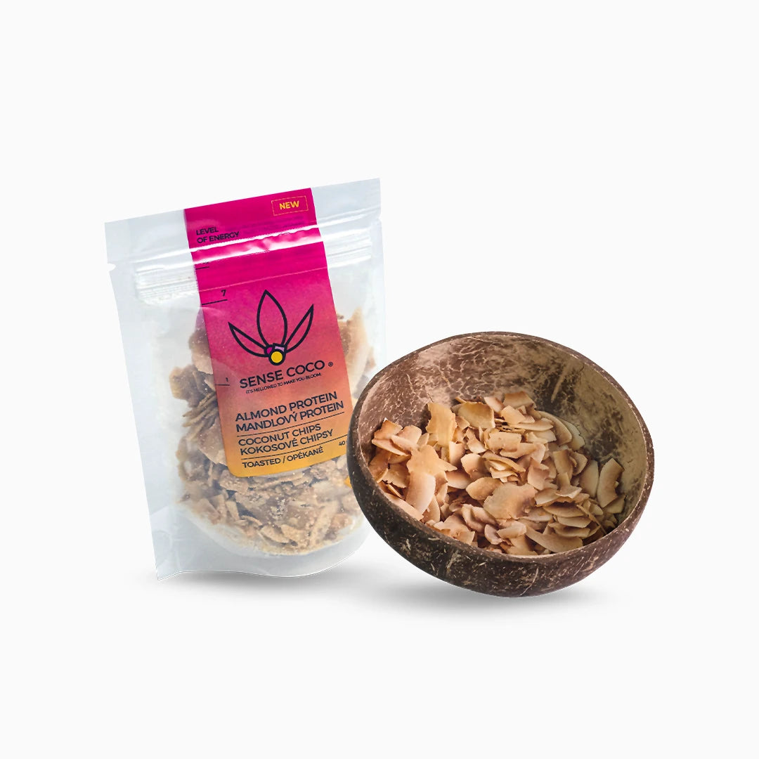 Sense Coco Bio kokosové chipsy proteinové 40 g
