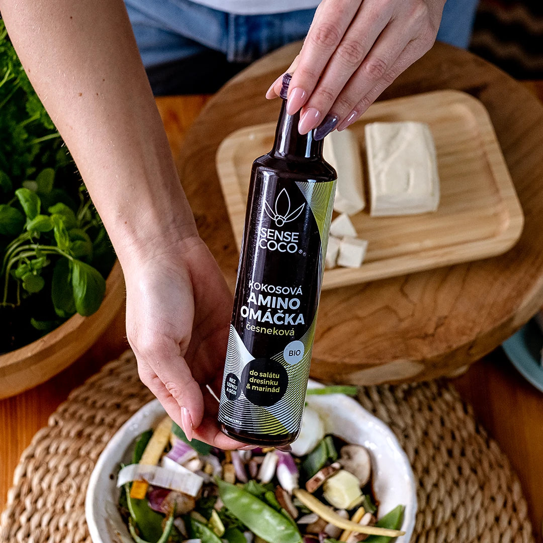 Sense Coco Bio kokosová omáčka česneková 330 ml