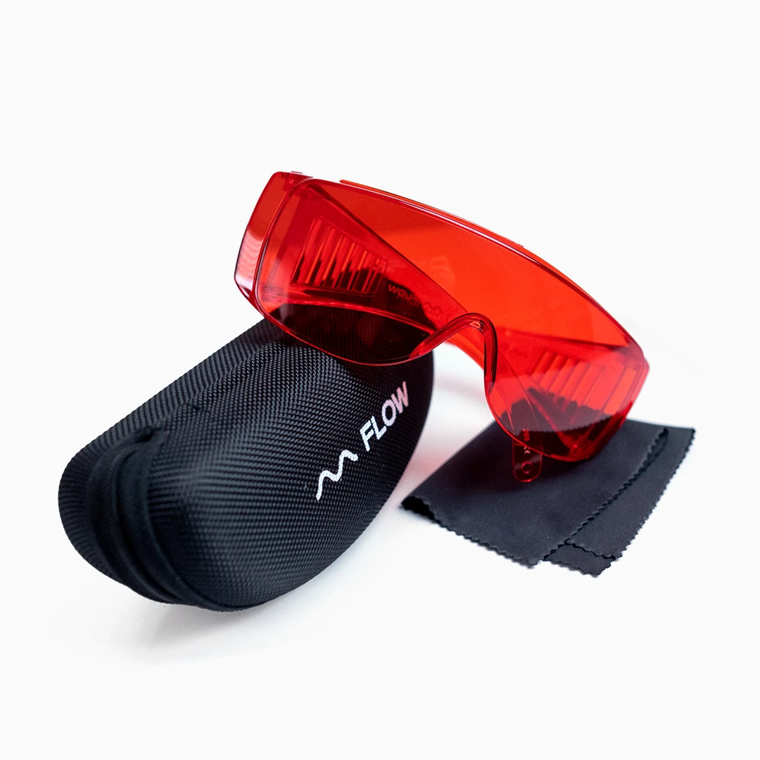 Flow Screen glasses - sleep červené brýle