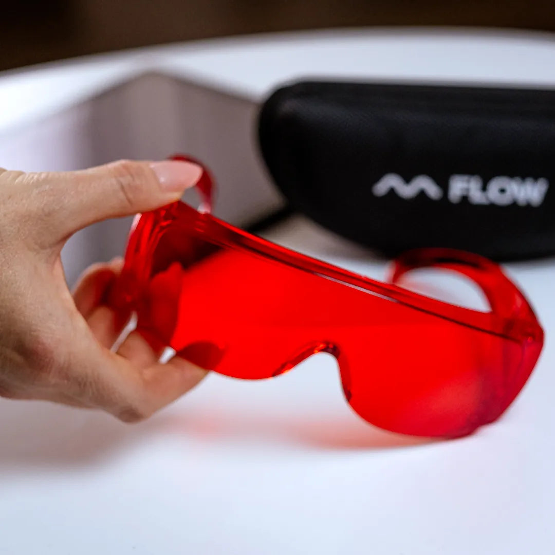 Flow Screen glasses - sleep červené brýle