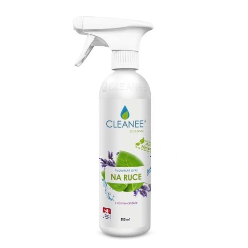 Cleanee ECO hygienický sprej na ruce levandule 500 ml
