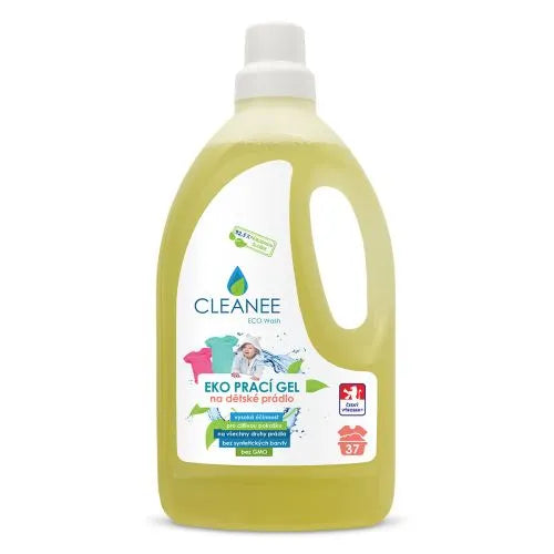 Cleanee EKO prací gel na dětské prádlo - 92,5% přírodní 1,5 l