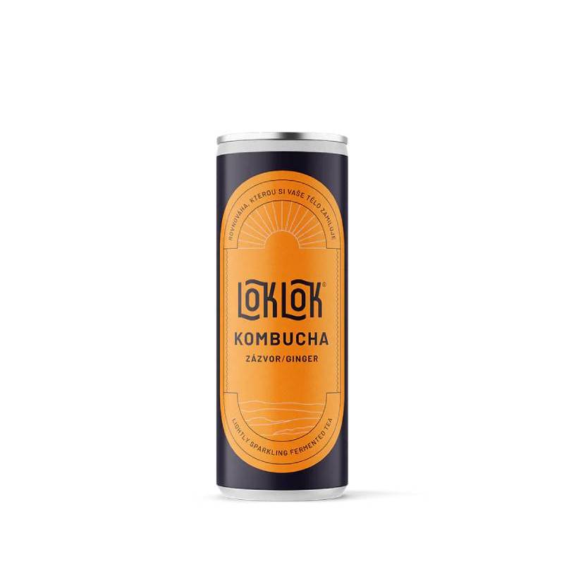Loklok kombucha Zázvor 250 ml