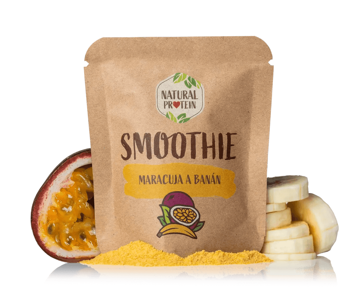 NaturalProtein Smoothie - Maracuja a Banán (20 g)