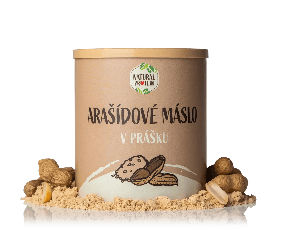 NaturalProtein Arašídové máslo v prášku