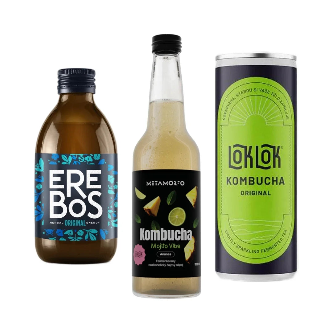 Balíček Energie & Osvěžení – přírodní nápoje pro tělo i mysl