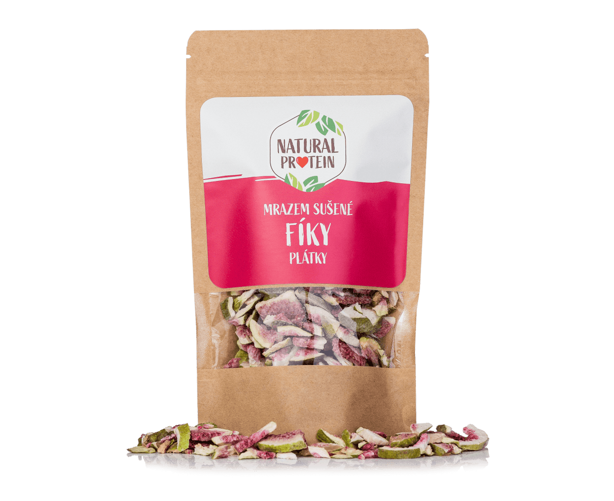 NaturalProtein Mrazem sušené fíky - plátky (35 g)