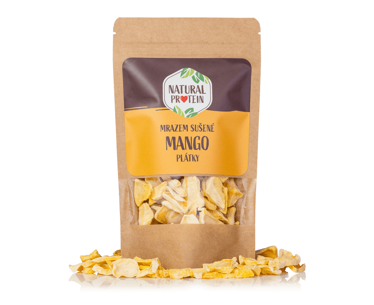 NaturalProtein Mrazem sušené mango - plátky (45 g)