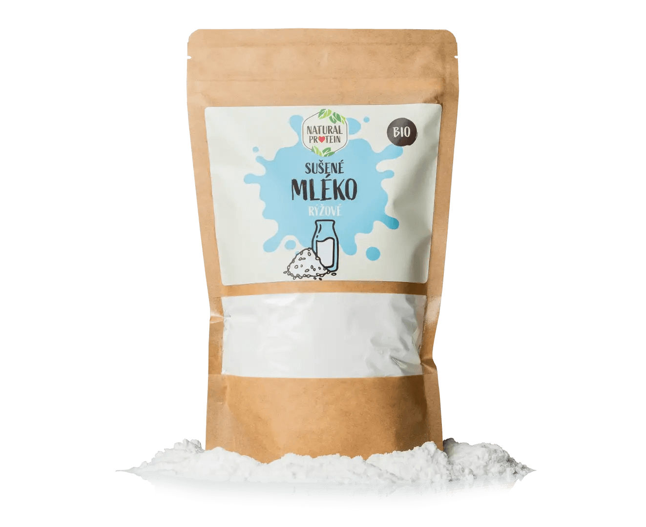 NaturalProtein Sušené rýžové mléko BIO (500 g)