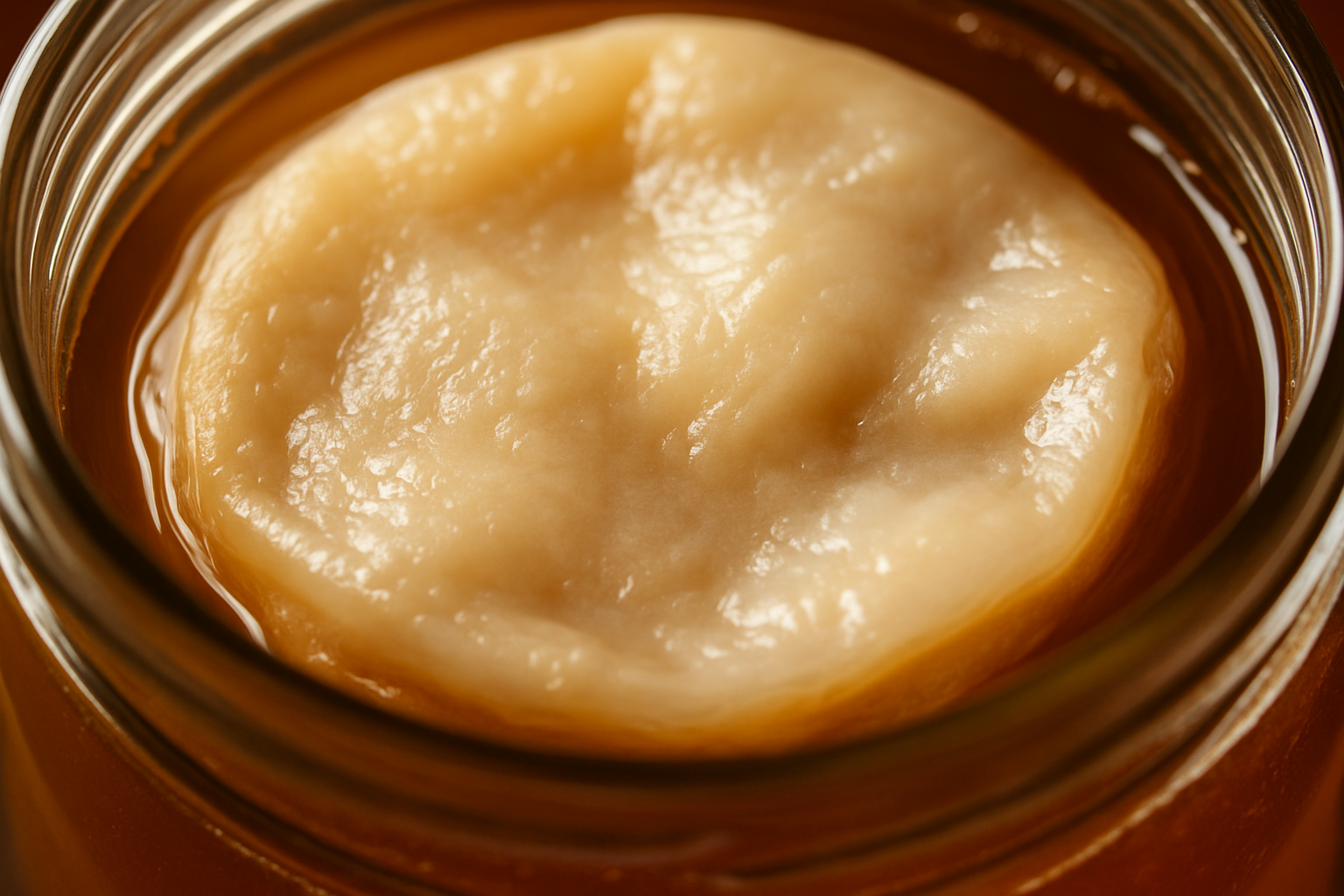 the combucha mushroom pleease deatil shot