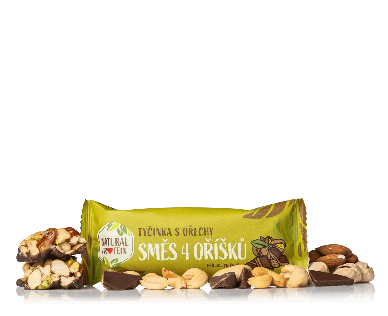 NaturalProtein Ořechová tyčinka - 4 ořechy (40 g)