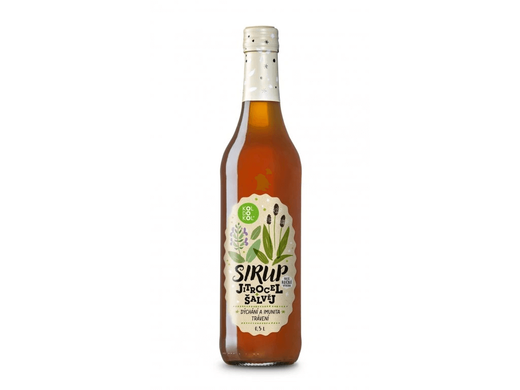 Koldokol Jitrocel a šalvěj sirup 500 ml