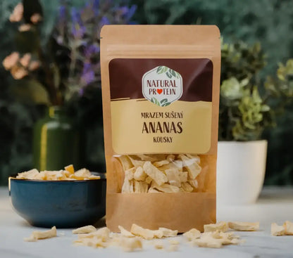 NaturalProtein Mrazem sušený ananas - kousky 45 g