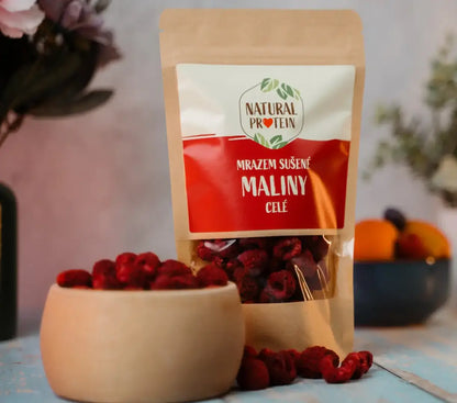 NaturalProtein Mrazem sušené maliny - celé 35 g