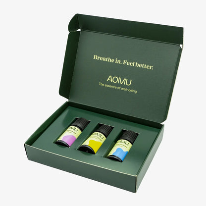 Aomu Startovací balíček funkčních směsí - Happy, Sleep, Energy