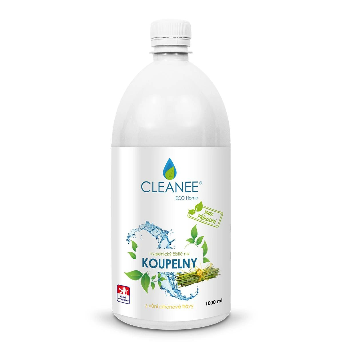 Cleanee ECO hygienický čistič na koupelny citrónová tráva 1 l