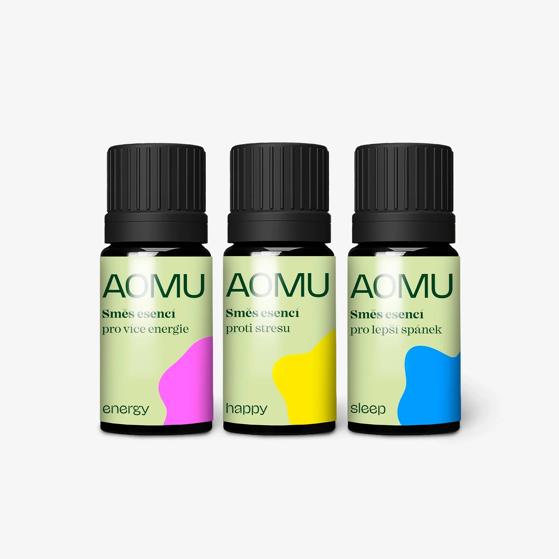 Aomu Startovací balíček funkčních směsí - Happy, Sleep, Energy