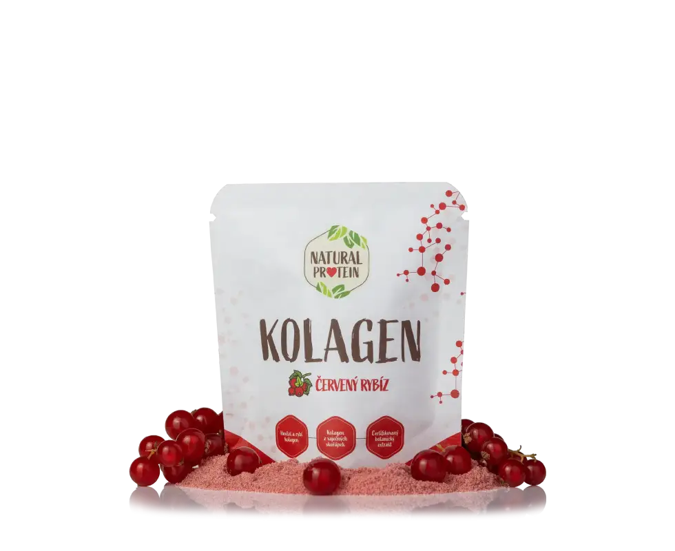 NaturalProtein Kolagen červený rybíz (10 g)