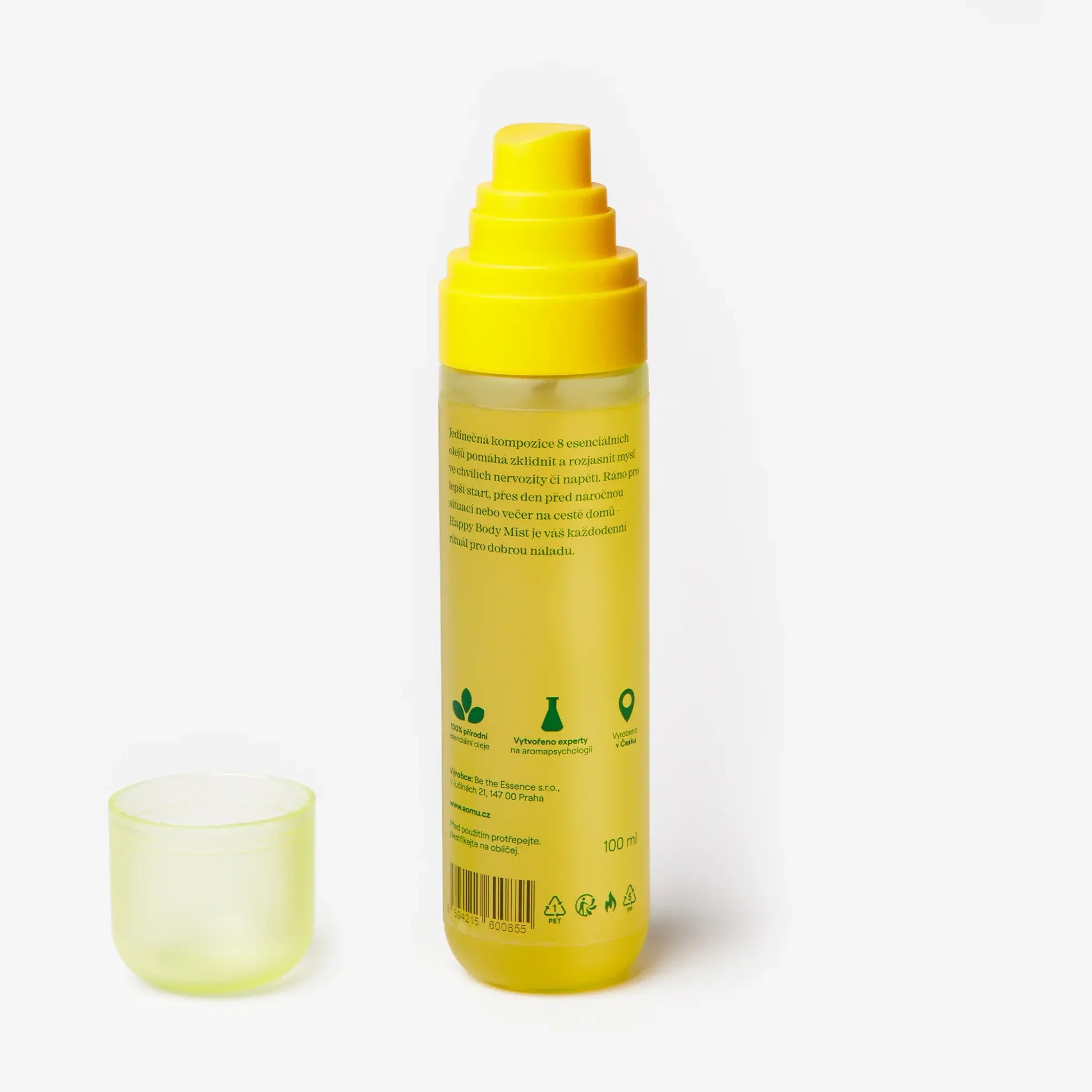 Aomu Happy Body Mist - přírodní parfémovaná mlha pro lepší náladu