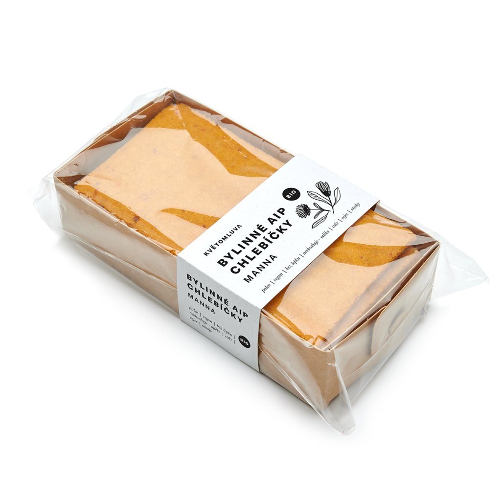 Květomluva bio bylinkový chlebíček manna 100 g