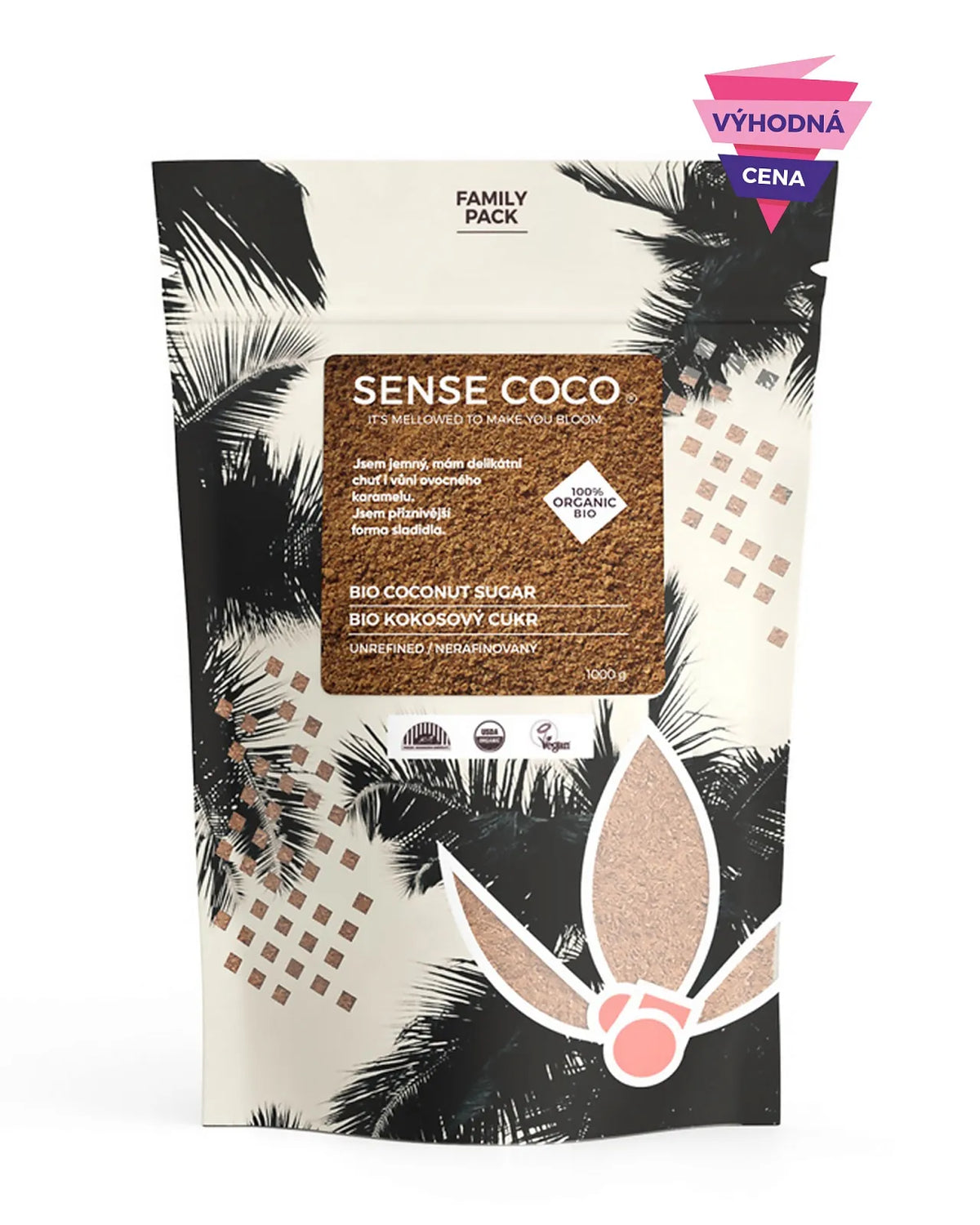 Sense Coco Bio kokosový cukr XXL 1 kg