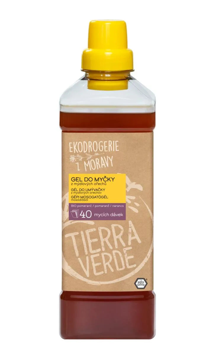 Tierra Verde Gel do myčky BIO pomeranč 1 l