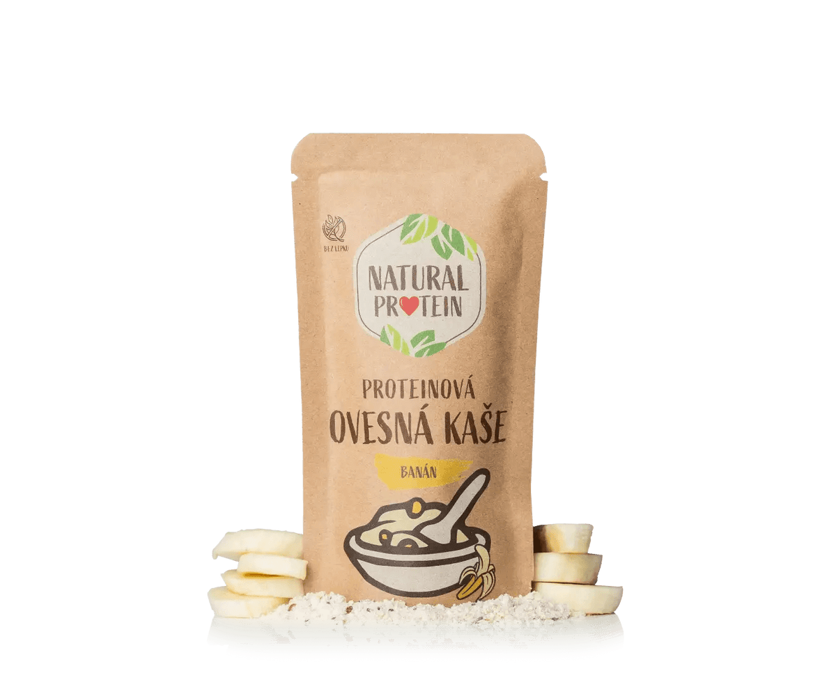 NaturalProtein Proteinová ovesná kaše - Banán (60 g)