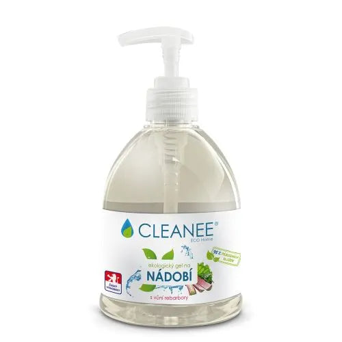 Cleanee EKO gel na nádobí rebarbora 500 ml