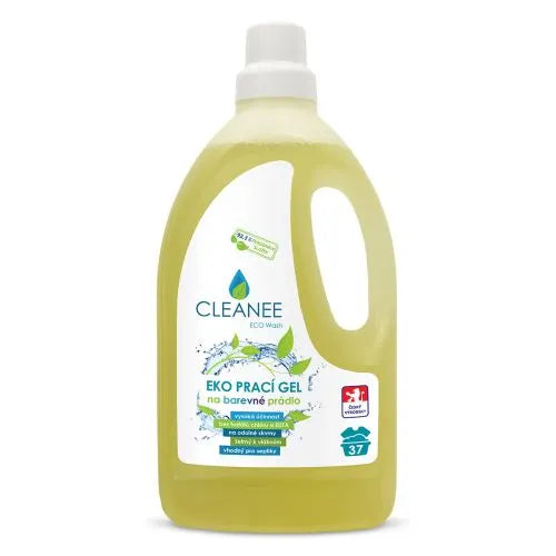 Cleanee EKO prací gel na barevné prádlo - 92,5% přírodní 5 l