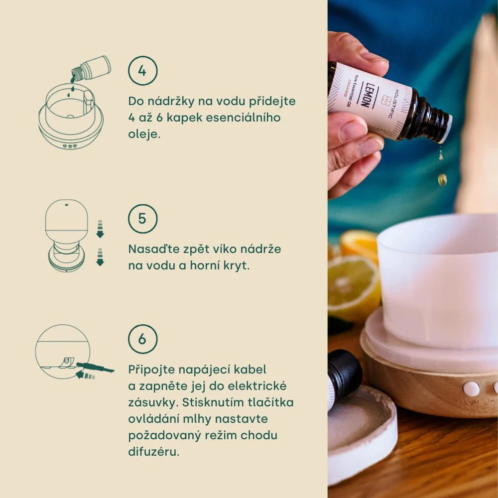 Holistific Mellow - ultrasonický aroma difuzér