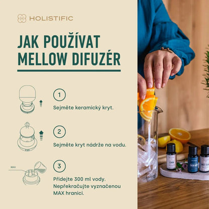 Holistific Mellow - ultrasonický aroma difuzér