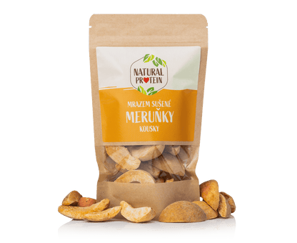 NaturalProtein Mrazem sušené meruňky - kousky (40 g)