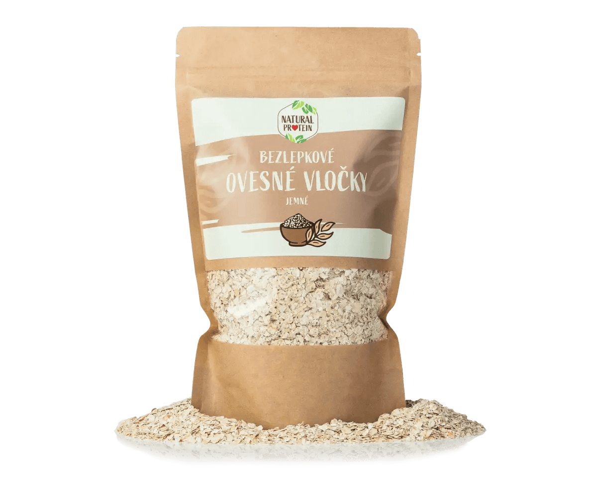NaturalProtein Ovesné vločky bezlepkové jemné (400 g)