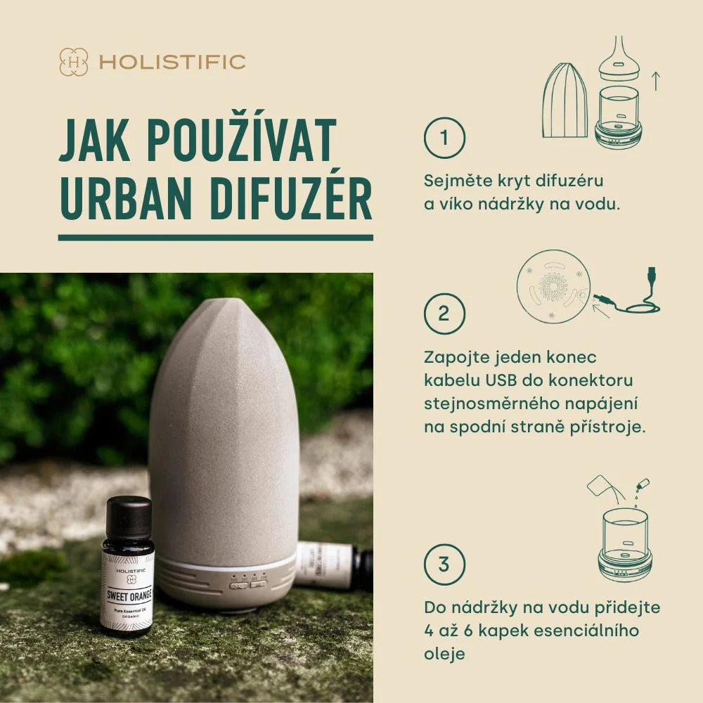 Holistific Urban - ultrasonický aroma difuzér