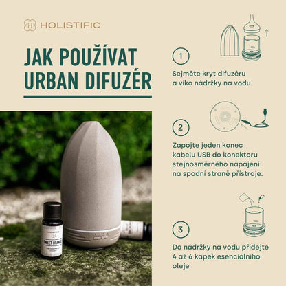 Holistific Urban - ultrasonický aroma difuzér